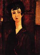 Amedeo Modigliani Portrait of a girl ( Victoria ) Spain oil painting reproduction